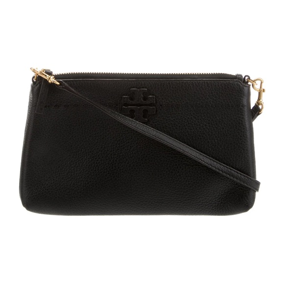 Tory Burch Black Leather Crossbody Bag - Picture 1 of 6